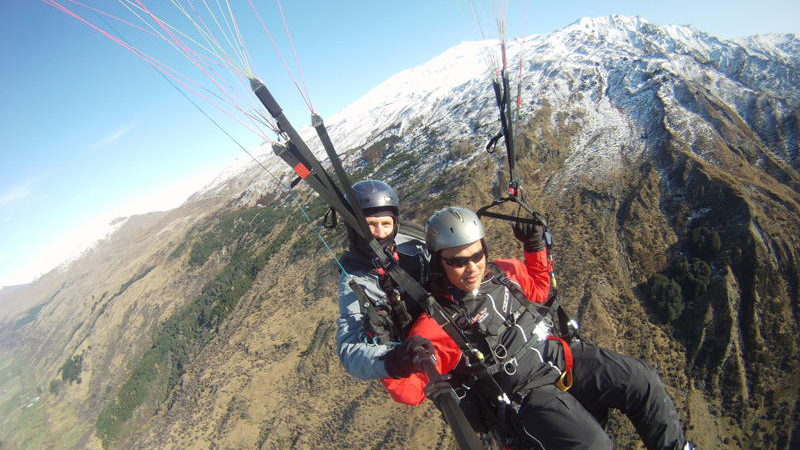 Your adventure begins with just a couple of steps forward down a gentle incline. Before you know it the earth below you gently gives way and you are suspended, gently gliding, in an adventurous new world! You are experiencing the freedom of the world of flight with Fly Paragliding!